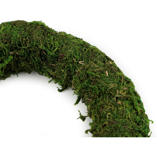 Coroană de mușchi ø20 cm - Verde (1 Bucată)