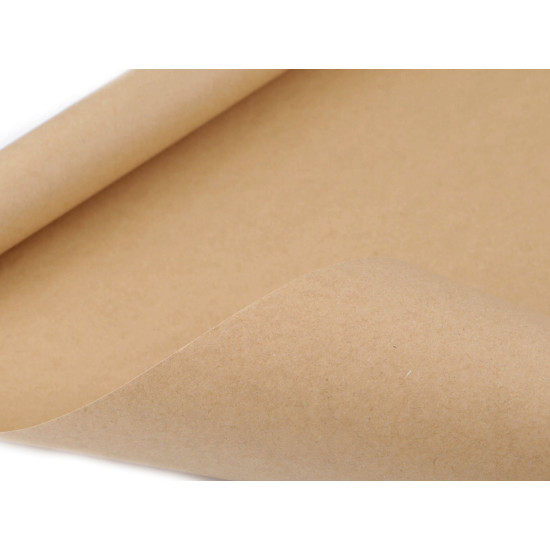Hârtie de împachetat naturală mată 0,7x2 m - Maro natural (1 Bucată) Hârtie de împachetat naturală mată 0,7x2 m - Maro natural (1 Bucată)