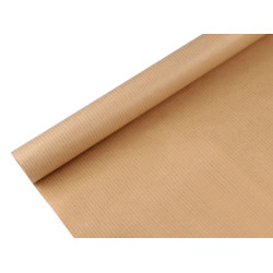 Hârtie de împachetat naturală lucioasă 0,78x2 m - Maro natural (1 Bucată)