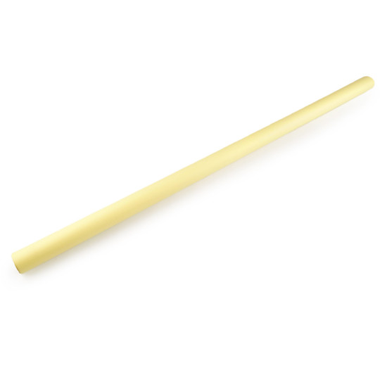 Hârtie de împachetat mată uni 0,78x2 m - Galben deschis (100 Bucăți)