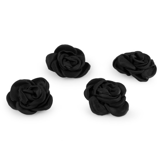 Trandafir satinat pentru coasere si lipire ø5 cm - Alb (50 Bucăți) Trandafir satinat pentru coasere si lipire ø5 cm - Alb (50 Bucăți)