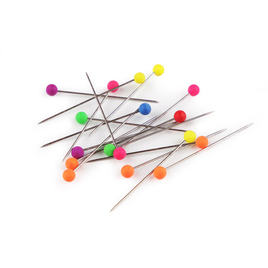 Bolduri cu cap din plastic, lungime 38 mm - Mix (20 Cutii) Bolduri cu cap din plastic, lungime 38 mm - Mix (20 Cutii)