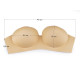 Push-up pentru sutiene / rochii mărimea 36 - Nude (1 Bucată)