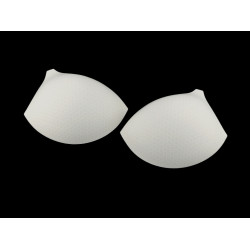 Cupe / bureți sutien / corsete cu perforații, marimea 32 - Off white (1 Pereche)