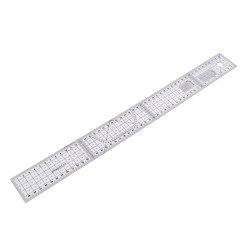 Rigla flexibila 5x50 cm - Transparent (1 Bucată)