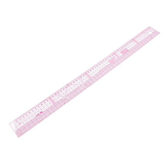 Rigla flexibila 5x60 cm - Transparent (3 Bucăți) Rigla flexibila 5x60 cm - Transparent (3 Bucăți)
