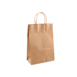Punga de hartie 20x30 cm - Maro natural (25 Bucăți)