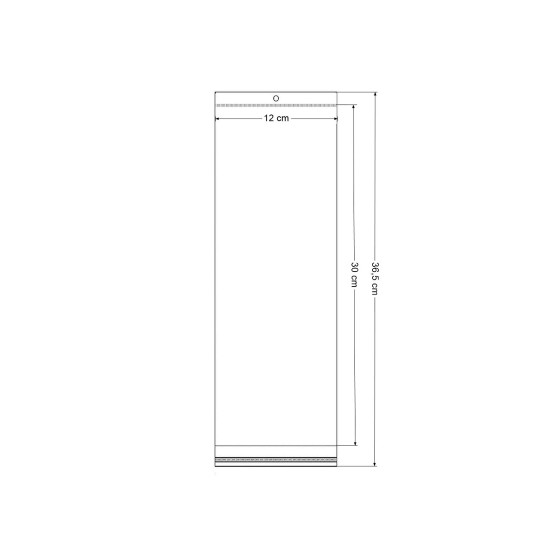 Punga pp cu clapeta adeziva si agatatoare 12x30 cm - Transparent (100 Bucăți) Punga pp cu clapeta adeziva si agatatoare 12x30 cm - Transparent (100 Bucăți)