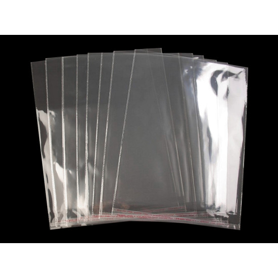 Punga pp cu clapeta adeziva 45x55 cm - Transparent (100 Bucăți) Punga pp cu clapeta adeziva 45x55 cm - Transparent (100 Bucăți)