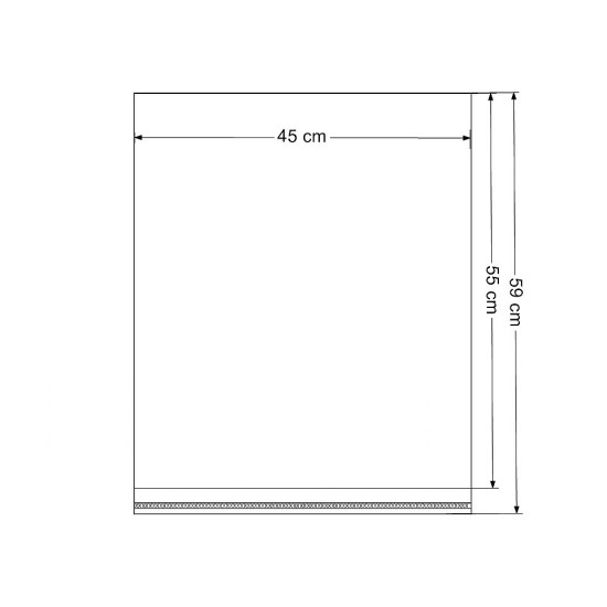 Punga pp cu clapeta adeziva 45x55 cm - Transparent (100 Bucăți) Punga pp cu clapeta adeziva 45x55 cm - Transparent (100 Bucăți)