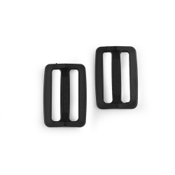 Cataramă de ajustare 32; 38 mm - Negru (100 Bucăți)