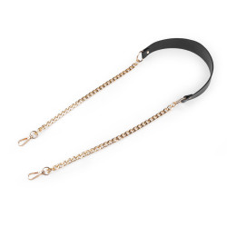 Maner de geanta lant cu carabine, latime 4 cm - Negru (1 Bucată)
