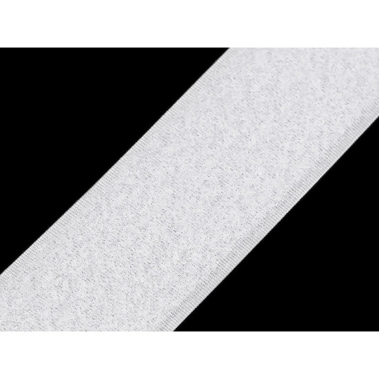 Velcro partea cu pluș latime 50 mm - Alb (1 Metru) Velcro partea cu pluș latime 50 mm - Alb (1 Metru)