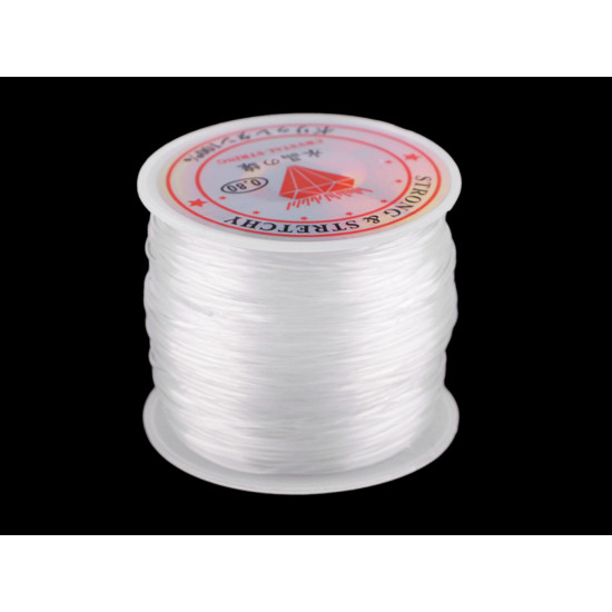 Fir de nailon ø0,8 mm - Transparent (3 Bucăți)