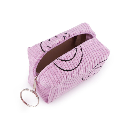 Borsetă fete smiley 9x6 cm - Roșu coral deschis (3 Bucăți) Borsetă fete smiley 9x6 cm - Roșu coral deschis (3 Bucăți)