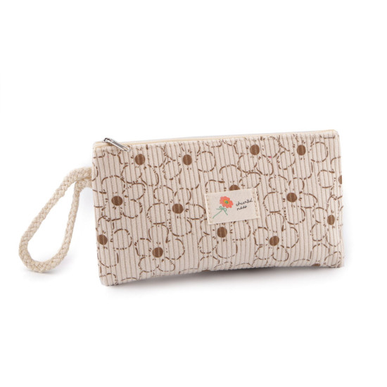 Borseta textila pentru articole 18,5x10 cm - Bej deschis (1 Bucată) Borseta textila pentru articole 18,5x10 cm - Bej deschis (1 Bucată)