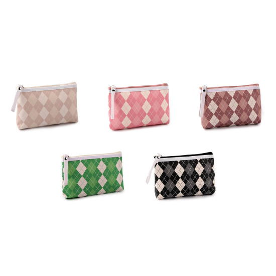 Borseta cosmetice 14x20 cm - Gri neutral (1 Bucată)