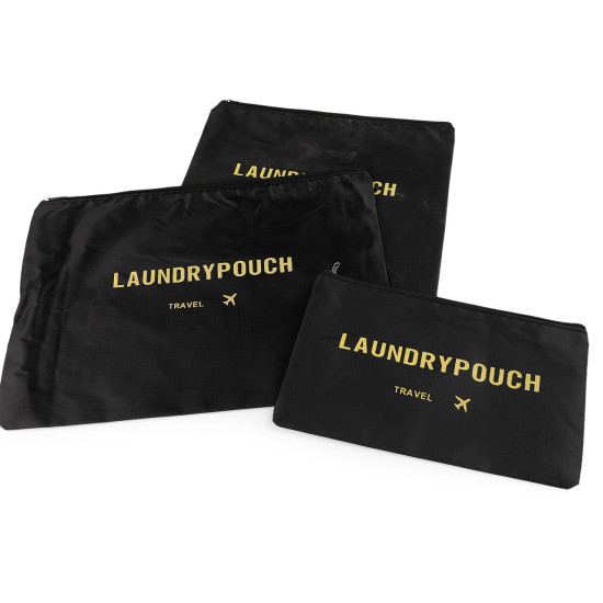 Set de 7 organizatoare pentru valiza de voiaj - Negru (1 Set) Set de 7 organizatoare pentru valiza de voiaj - Negru (1 Set)