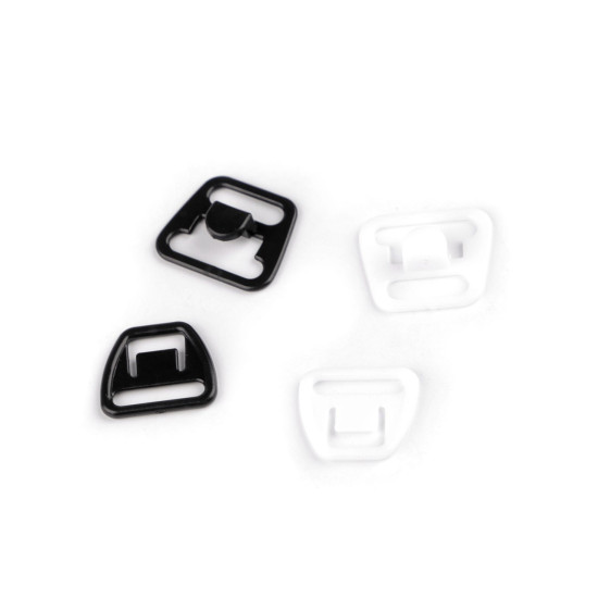 Inchizatoare din plastic pentru lenjerie intima/sutiene de alaptare, latime 12 mm - Alb (10 Perechi) Inchizatoare din plastic pentru lenjerie intima/sutiene de alaptare, latime 12 mm - Alb (10 Perechi)