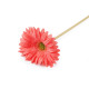 Gerbera artificială lungă - Roz mediu (4 Bucăți)