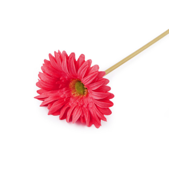 Gerbera artificială lungă - Roz mediu (4 Bucăți)