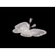 Fluture cu strasuri pentru cusut si lipit - Off white (10 Bucăți) Fluture cu strasuri pentru cusut si lipit - Off white (10 Bucăți)