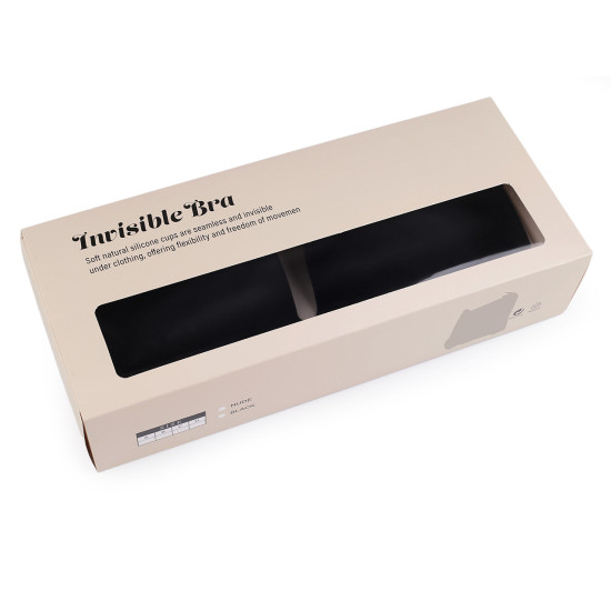 Sutien invizibil push-up adeziv - Negru (2 Bucăți) Sutien invizibil push-up adeziv - Negru (2 Bucăți)