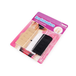 Extensie circumferinta sutien fara elastic - dublu rand, triplu rand, set 3 piese - Mix (1 Card)