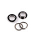 Ocheți ø interior 10 mm / ø exterior 16 mm - Nichel (50 Perechi) Ocheți ø interior 10 mm / ø exterior 16 mm - Nichel (50 Perechi)