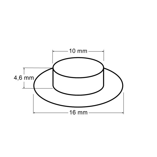 Ocheți ø interior 10 mm / ø exterior 16 mm - Nichel (50 Perechi) Ocheți ø interior 10 mm / ø exterior 16 mm - Nichel (50 Perechi)