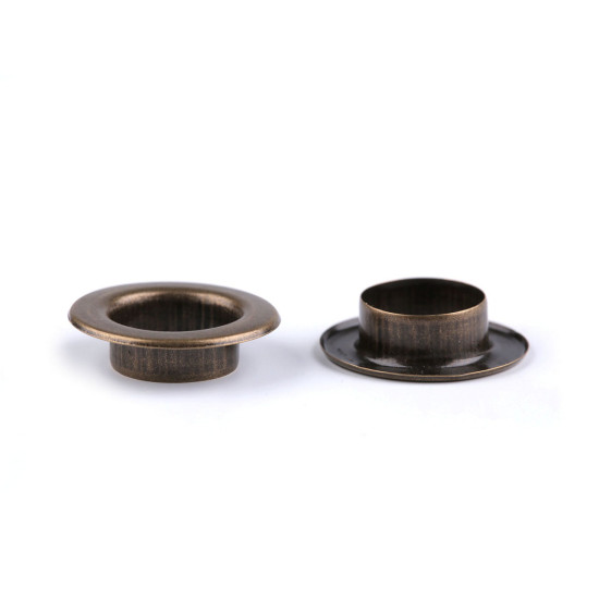 Ocheți ø interior 10 mm / ø exterior 16 mm - Nichel (50 Perechi) Ocheți ø interior 10 mm / ø exterior 16 mm - Nichel (50 Perechi)