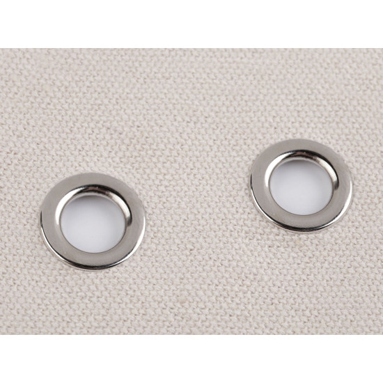 Ocheți ø interior 10 mm / ø exterior 16 mm - Nichel (50 Perechi) Ocheți ø interior 10 mm / ø exterior 16 mm - Nichel (50 Perechi)