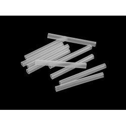 Conector pentru intaritura din plastic la rochie ø4 mm - Transparent (10 Bucăți)