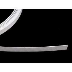Balene metalice plate latimea 6; 8; 12 mm metraj - Alb (1 Metru)