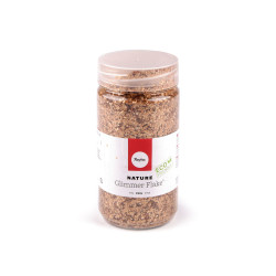 Fulgi de sclipici decorativi 370 ml - Auriu rose (1 Bucată)