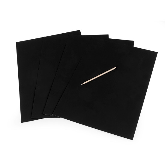 Set de foii de răzuit 4 buc - Negru (10 Saci) Set de foii de răzuit 4 buc - Negru (10 Saci)