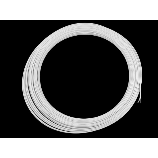 Belene metalice plate 3,5x2 mm - Alb (80 Metri) Belene metalice plate 3,5x2 mm - Alb (80 Metri)