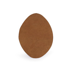 Petice imitatie piele intoarsa 11x14 cm calitatea a 2-a - Maro bronz (2 Bucăți)