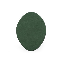 Petice imitatie piele intoarsa 11x14 cm calitatea a 2-a - Verde închis (2 Bucăți)