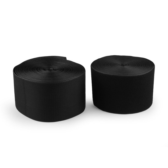 Velcro arici + pluș lățime 15 mm pes - Negru (1 Metru) Velcro arici + pluș lățime 15 mm pes - Negru (1 Metru)