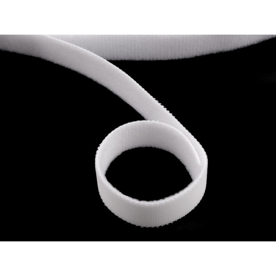 Velcro cu două fețe profil mic, lățime15 mm - Alb (1 Metru) Velcro cu două fețe profil mic, lățime15 mm - Alb (1 Metru)