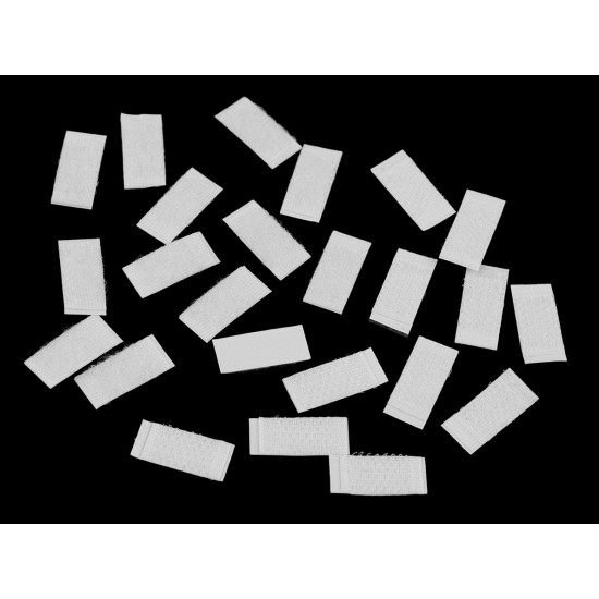 Dreptunghiuri autoadezive velcro, vrac, 10x20 mm - Alb (20 Saci) Dreptunghiuri autoadezive velcro, vrac, 10x20 mm - Alb (20 Saci)