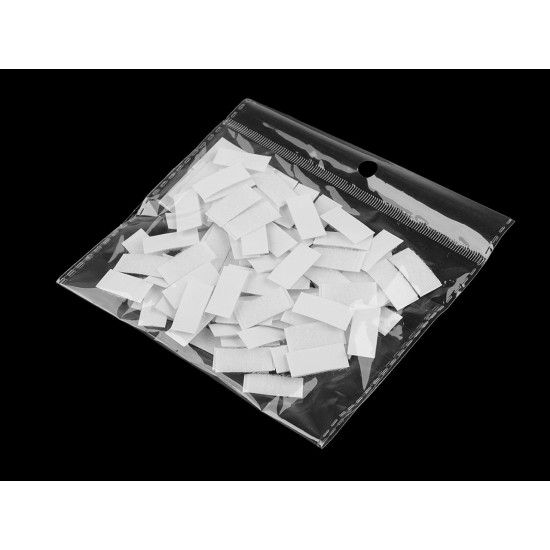 Dreptunghiuri autoadezive velcro, vrac, 10x20 mm - Alb (20 Saci) Dreptunghiuri autoadezive velcro, vrac, 10x20 mm - Alb (20 Saci)