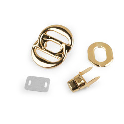Închizătoare pentru geantă de mână 36x47 mm - Auriu clasic (1 Set)