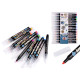 Set de 12 markere acrilice creative, 2 mm - Mix (1 Set) Set de 12 markere acrilice creative, 2 mm - Mix (1 Set)