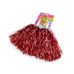 Pompon majorete 2 buc - Roșu (1 Set)
