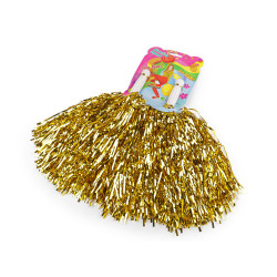 Pompon majorete 2 buc - Auriu (1 Set)