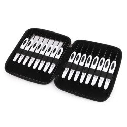 Set de croșete în cutie - Negru (1 Set)