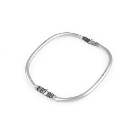 Rama din aluminiu pentru confecționarea genților - Nichel (5 Bucăți) Rama din aluminiu pentru confecționarea genților - Nichel (5 Bucăți)