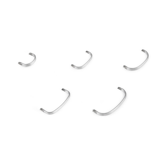Rama din aluminiu pentru confecționarea genților - Nichel (5 Bucăți) Rama din aluminiu pentru confecționarea genților - Nichel (5 Bucăți)